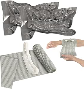 2 Stück Israeli Bandage Tourniquet Emergency Elastischen Bandagen Militär Bandage 4" Taktische Tourniquets First Aid Wound Haemostatic Bandage für Outdoor-Sport, Camping, Wandern, Klettern (4 Zoll)