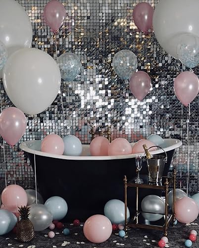 Miniatura 2 de Kate Paneles de pared de lentejuelas hexagonales doradas, decoración de pared brillante para telón de fondo de fiesta, boda, decoración del hogar,