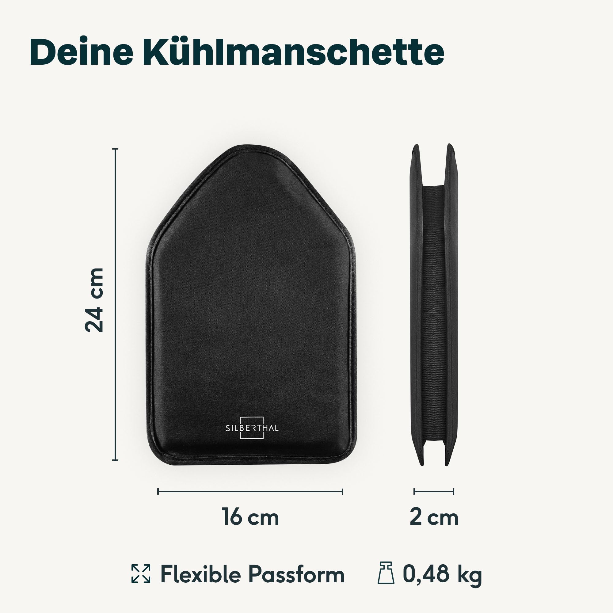 SILBERTHAL Weinmanschette für Flaschen 2er Set - Flaschenkühler für Wein, Sekt & Champagner - Kühlmanschette für unterwegs