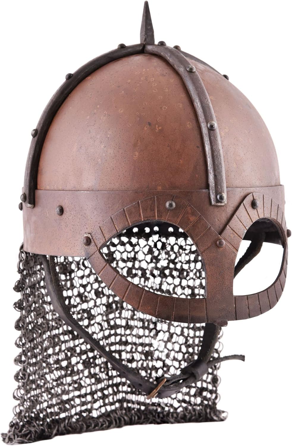 Gjermundbu Helmet with Riveted Armour Size S by Ulfberth Show Battle Helmet Viking Helmet