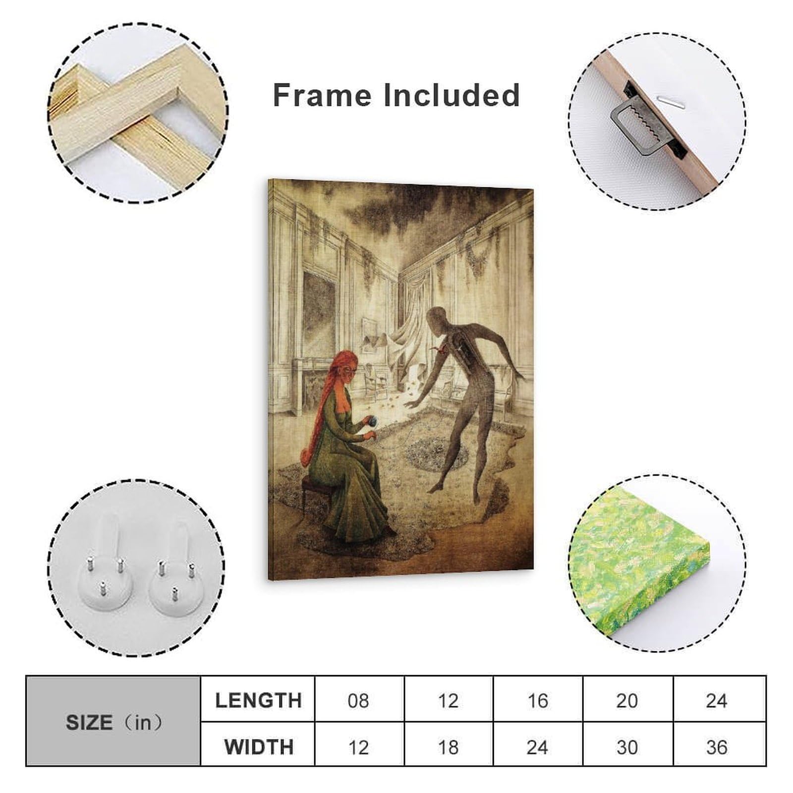Amazon.com: WurBu Remedios Varo Painter Works《Dead Leaves