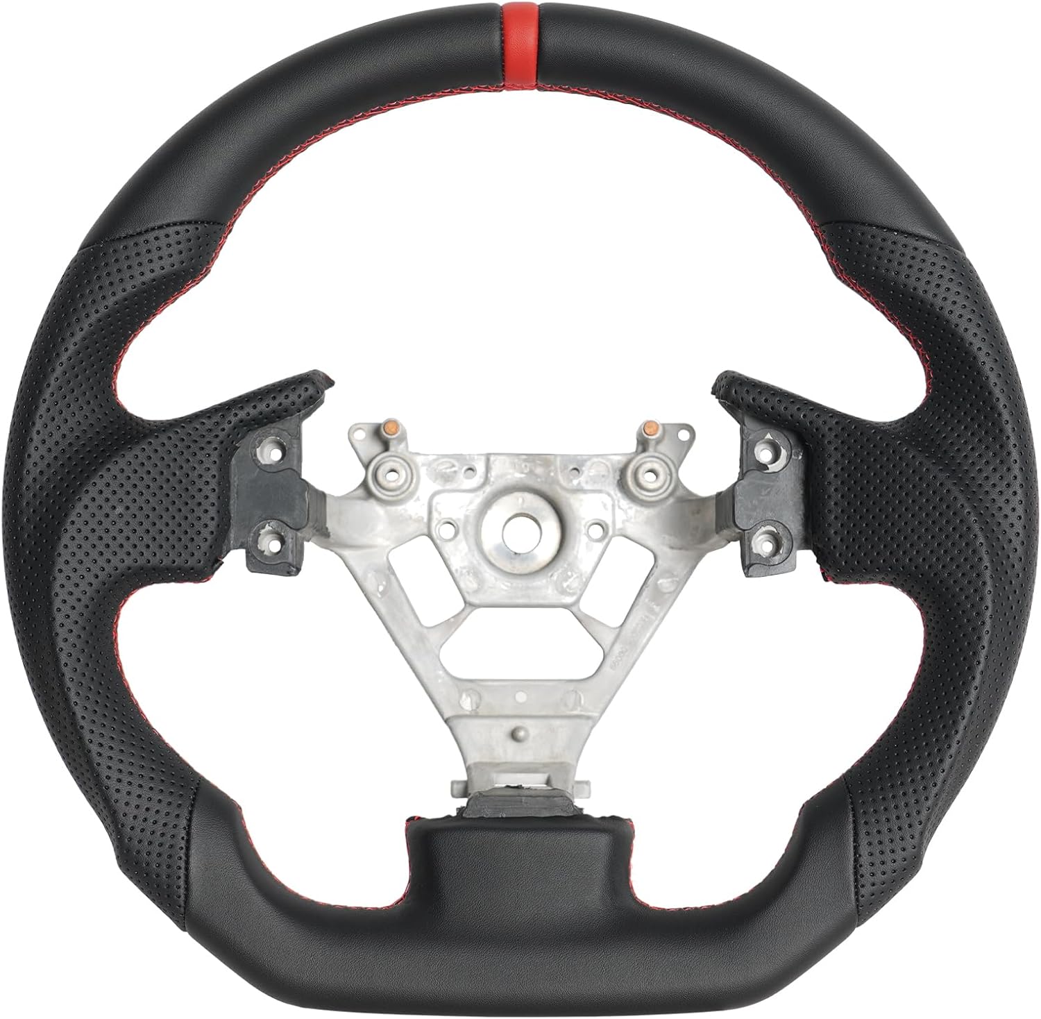Hydro-Dip Carbon Fiber Perforated Leather Grip Steering Wheel, Car Steering Wheel Fit for Infiniti G35 2004-2007