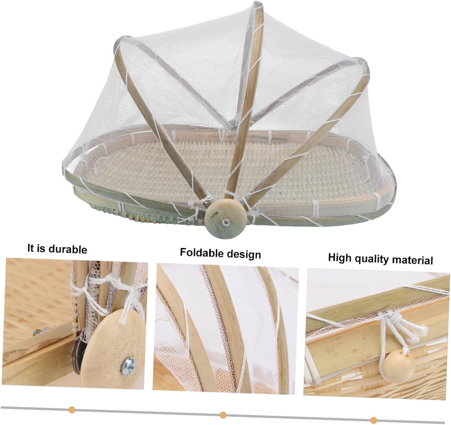 Woven Kitchen Basket Food Display Container Cover