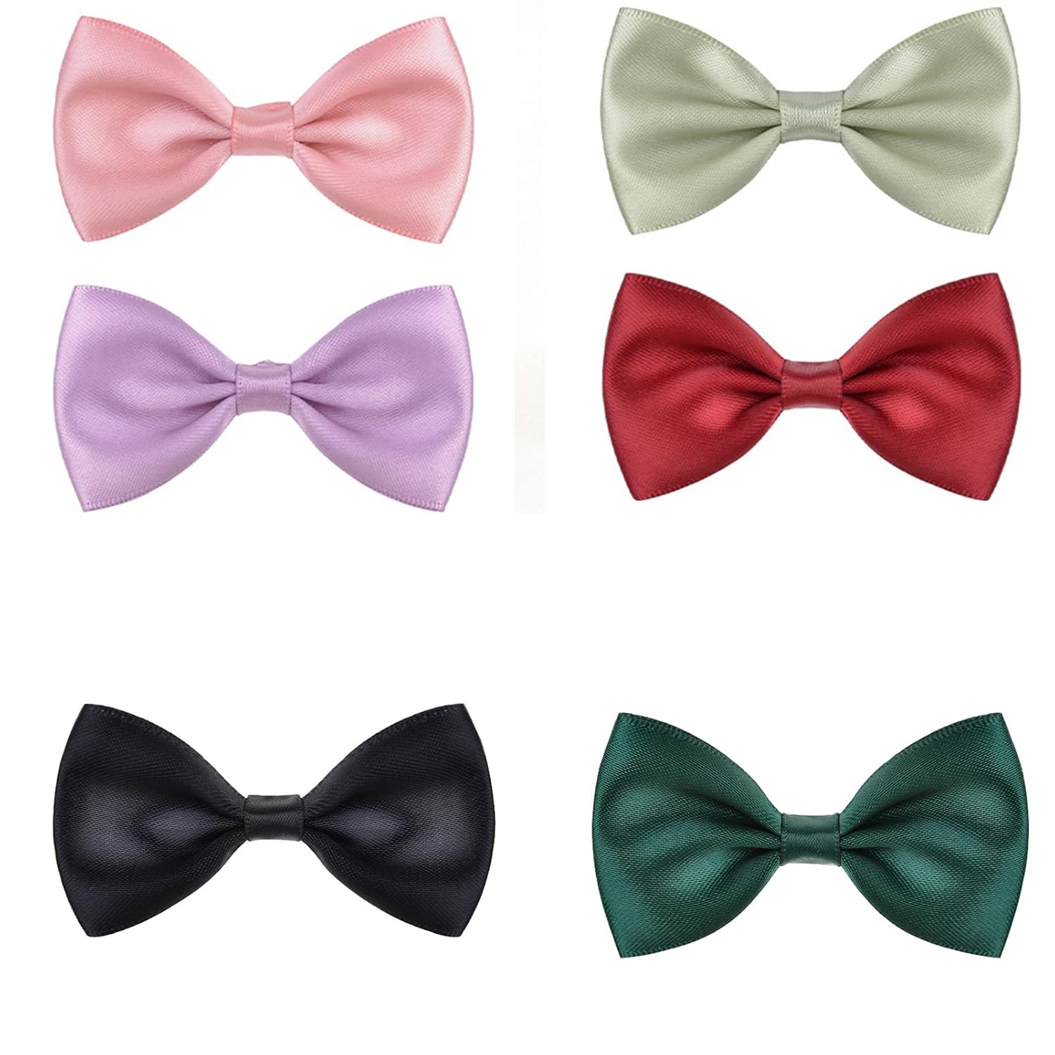 6Pcs Hair Bows for Baby Girls, Bows Hair Clips Alligator Clips for Girls Toddlers Kids Teens (A)