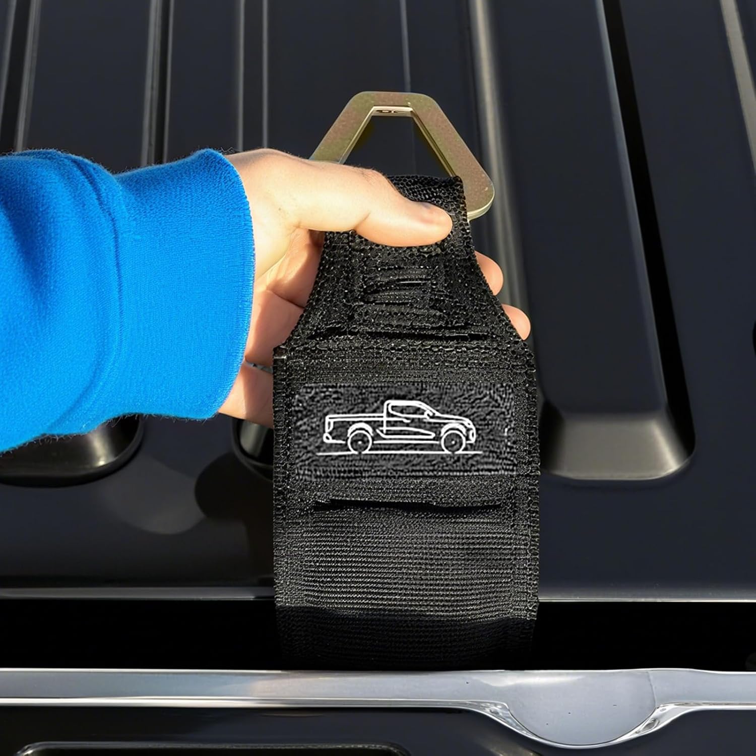 EZ Trailer Tie Down Anchor, Truck Bed Tie Down Anchors for Easily Secures Your Ratchet Straps, Tie Downs, or Cargo Straps to Your Truck Bed Tailgate