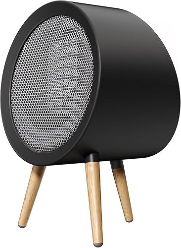 Gaiatop Calentador de espacio portátil para uso en interiores, pequeño calentador eléctrico de escritorio para dormitorio u oficina, calefacción de