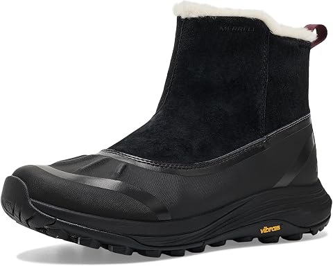 Женские ботинки Merrell Siren 4 Thermo Pull-On Waterproof, цвет: Чёрный