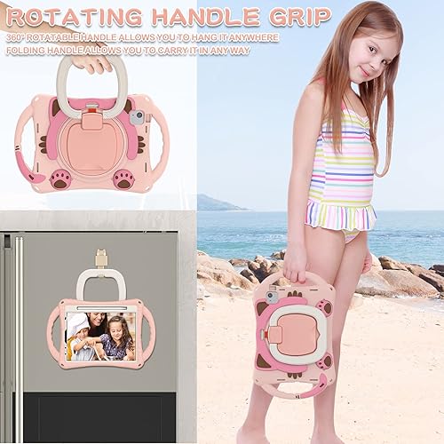 Miniatura 4 de BATYUE Funda para iPad Air de 11 pulgadas M3 (2025)  M2 (2024), iPad Air 54 de 10.9 pulgadas (20222020), iPad Pro de 11" 4321, Funda para niños con