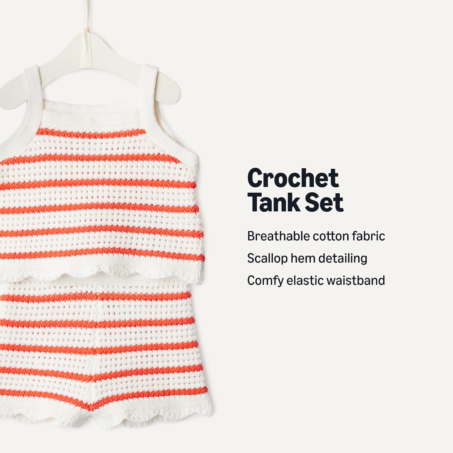 Amazon Essentials x Sofia Grainge Mommy & Me Cotton Crochet Sweaters & Tank Sets