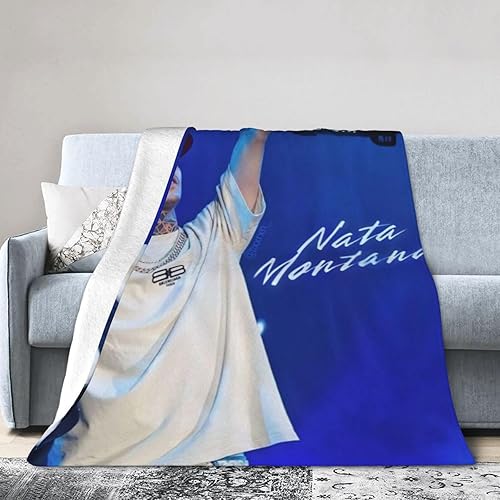 Natanael Cano - Manta con cubierta de álbum de música 3D, ultra suave, acogedora manta de franela para dormitorio, sala de estar, sofá, fanáticos de