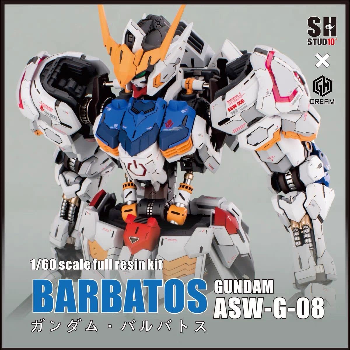 海外製 PG1/60 ガレージキット風プラモデル Amazon.co.jp: SH STUDIO1/60 バルバトス未塗装 ABSフレーム付き PG