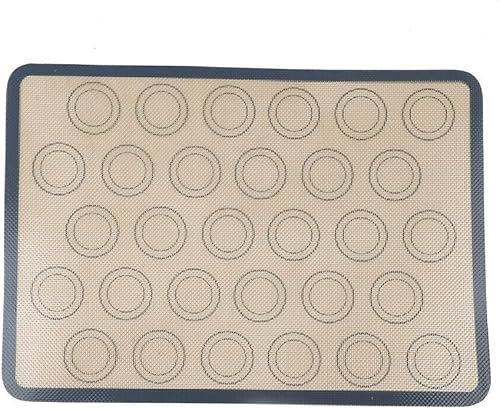 Alfombrilla de silicona para hornear antiadherente, resistente al calor, hoja de horno, macarrón, pastel, galletas, tostadora, hoja, pastelería,