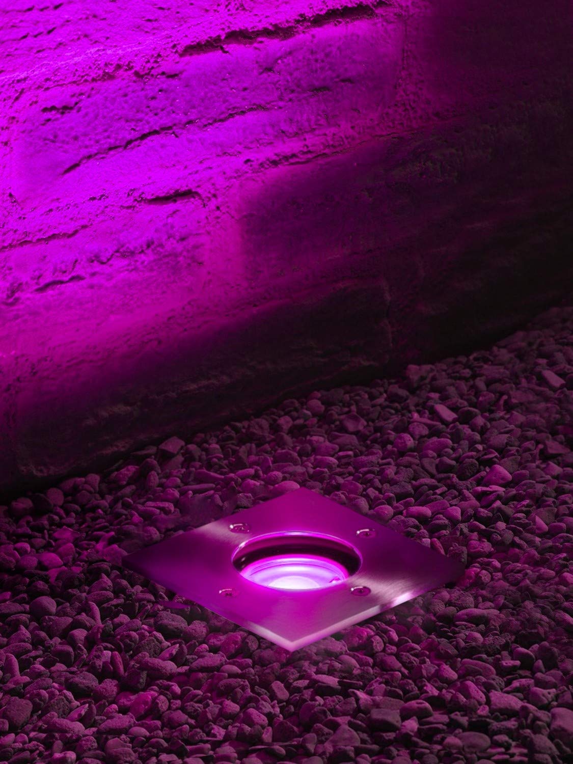 Auraglow Reflektory Wpuszczane Zmiana Koloru IP67, GU10 Smart, Zestaw 4