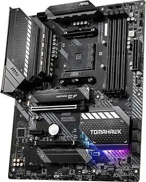 MSI MAG B550 Tomahawk Gaming Motherboard (AMD Ryzen 5000 Series, AM4, DDR4, PCIe 4.0, SATA 6Gb/s, M.2, USB 3.2 Gen 2, HDMI/DP, 2.5Gbps LAN, ATX)