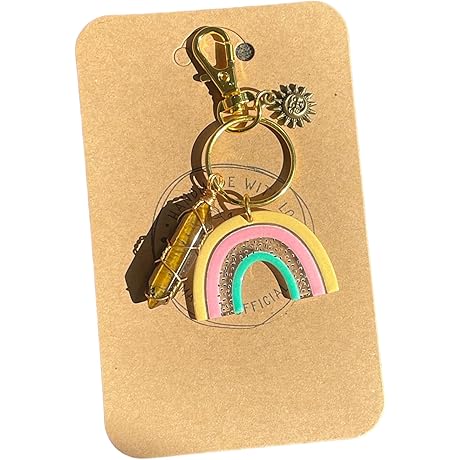 Bohemian Keychains, Adorned with Healing Sun and Moon Charms