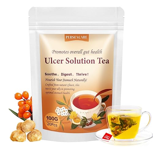 VAEYAE 20 Pcs Natural Ulcer Solution Tea, for Stomach Ease