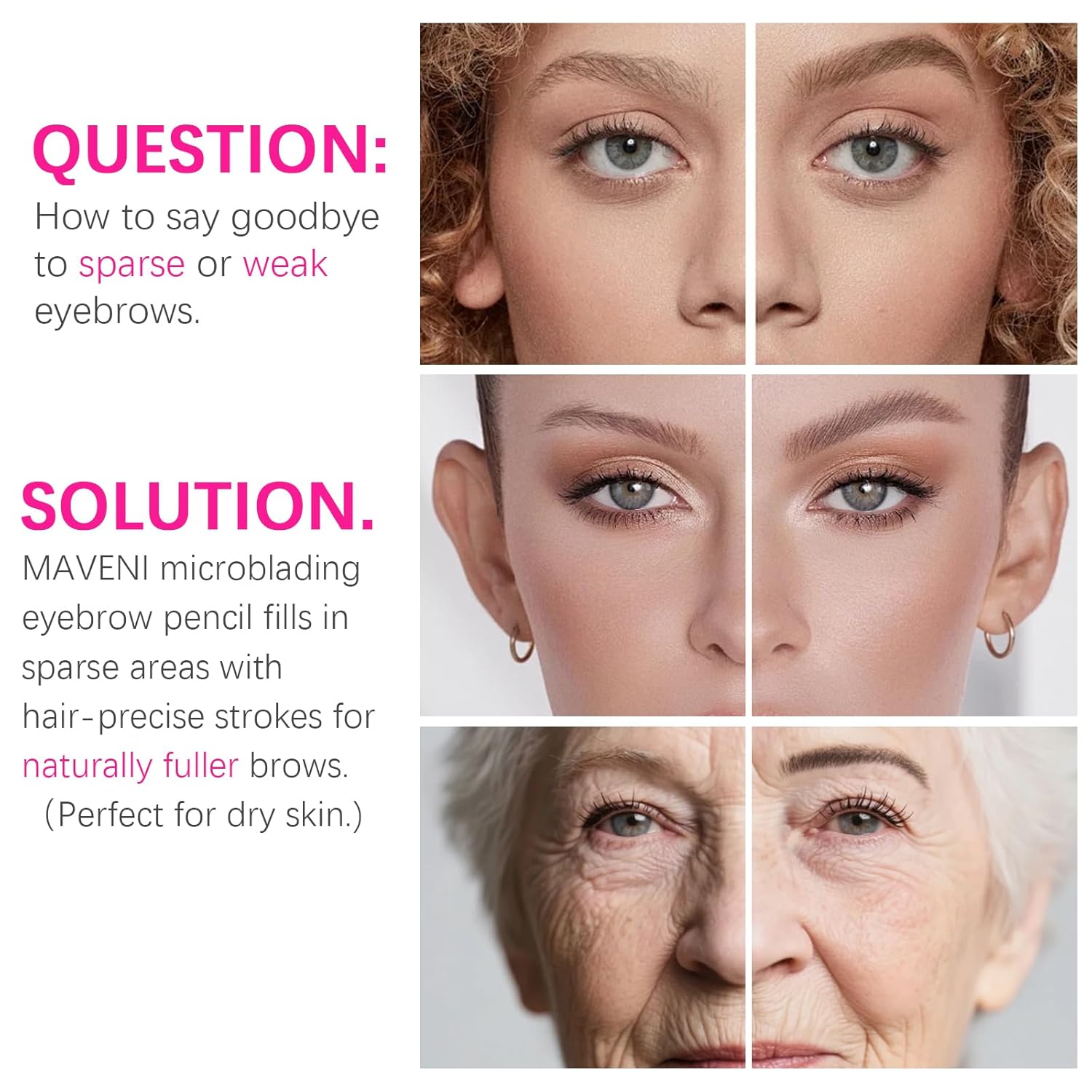 Browcharm Microblading Eyebrow Pencil for Women,0.1mm Ultra-Fine Mechanical Pencil,Draws Tiny Brow Hairs and Fills in Sparse Areas and Gaps,Makeup Brow Definer Waterproof (mini 04 Red Brown) - Image 7