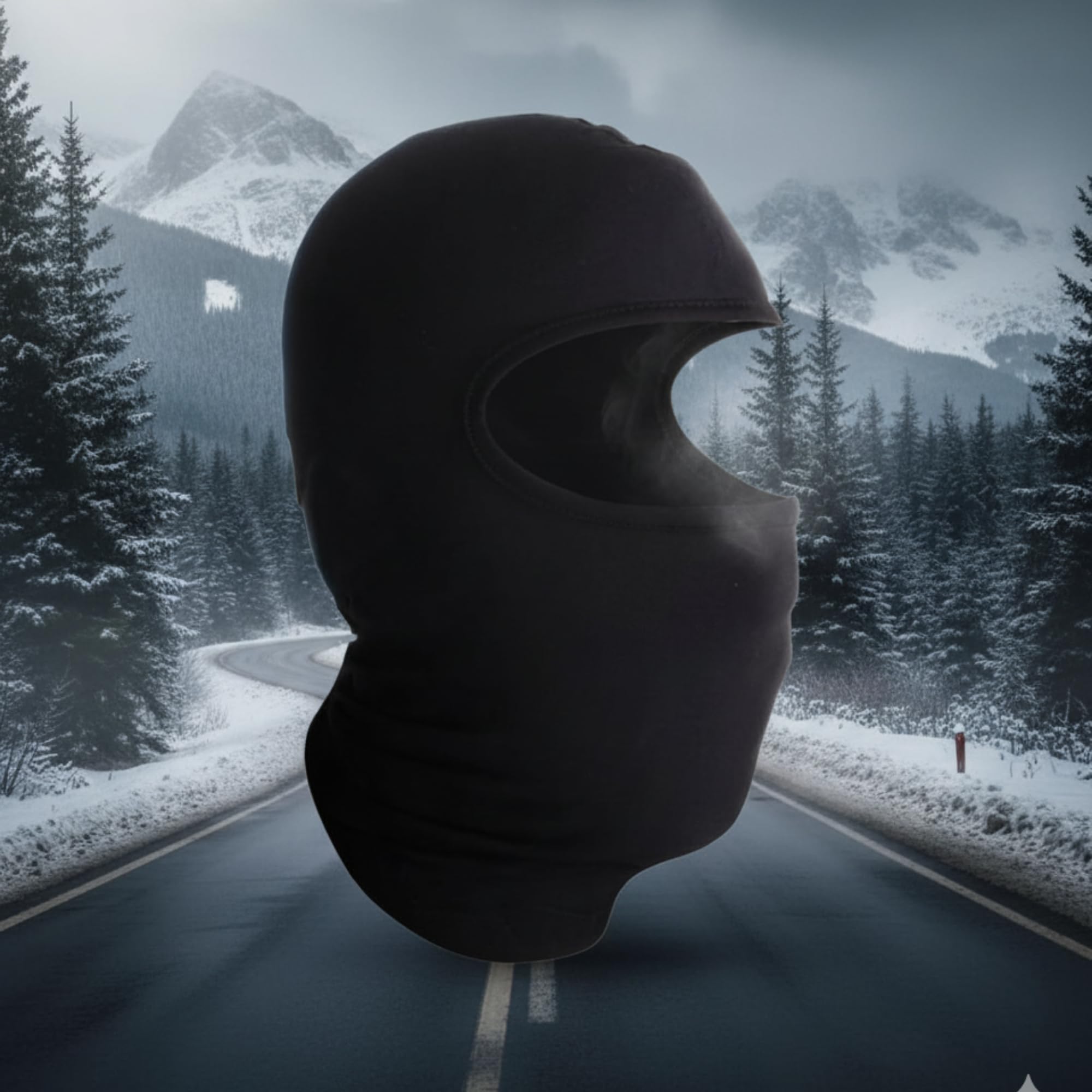 Maksimum Koruma Kışlık Balaklava Maske | Rüzgar & Soğuk Geçirmez Termal Kayak, Motorcu, Outdoor, Snowboard, Bisiklet ve Spor Maskesi | Esnek, Nefes Alan Unisex Kar Maskesi (Siyah, Tek Beden)