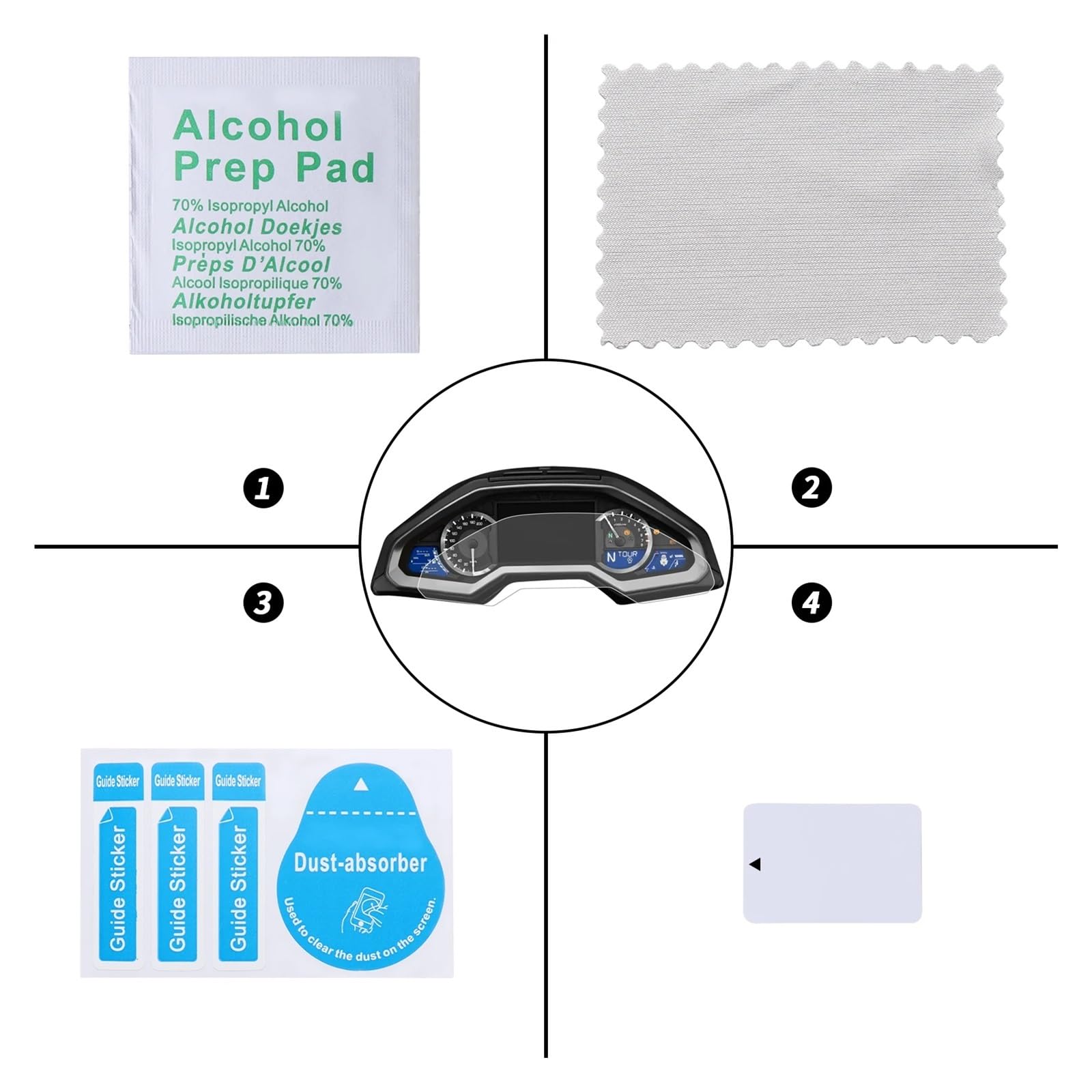 Pellicola Protettiva Per Cruscotto Honda Gold Wing 1800 2018-2023 - Trasparente, Anti Graffi - Foto 10