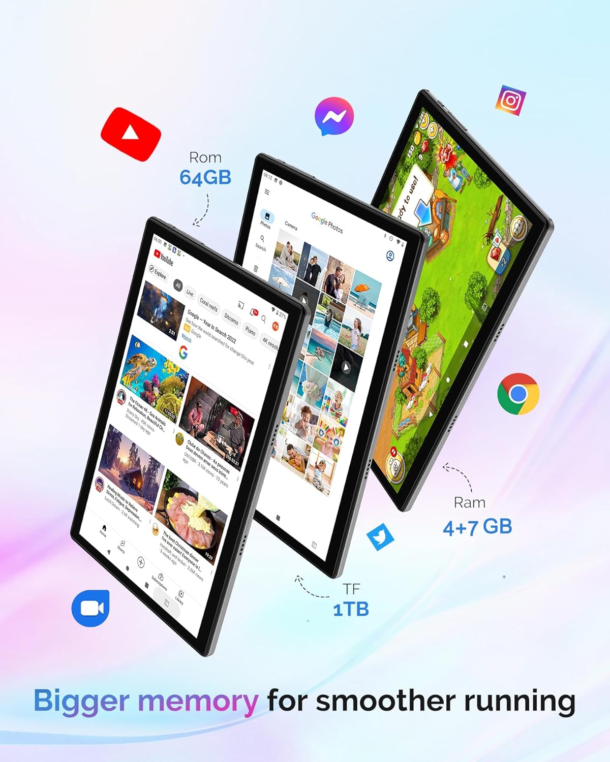 YOTOPT T28-EEA Tablet screen displaying vibrant colors