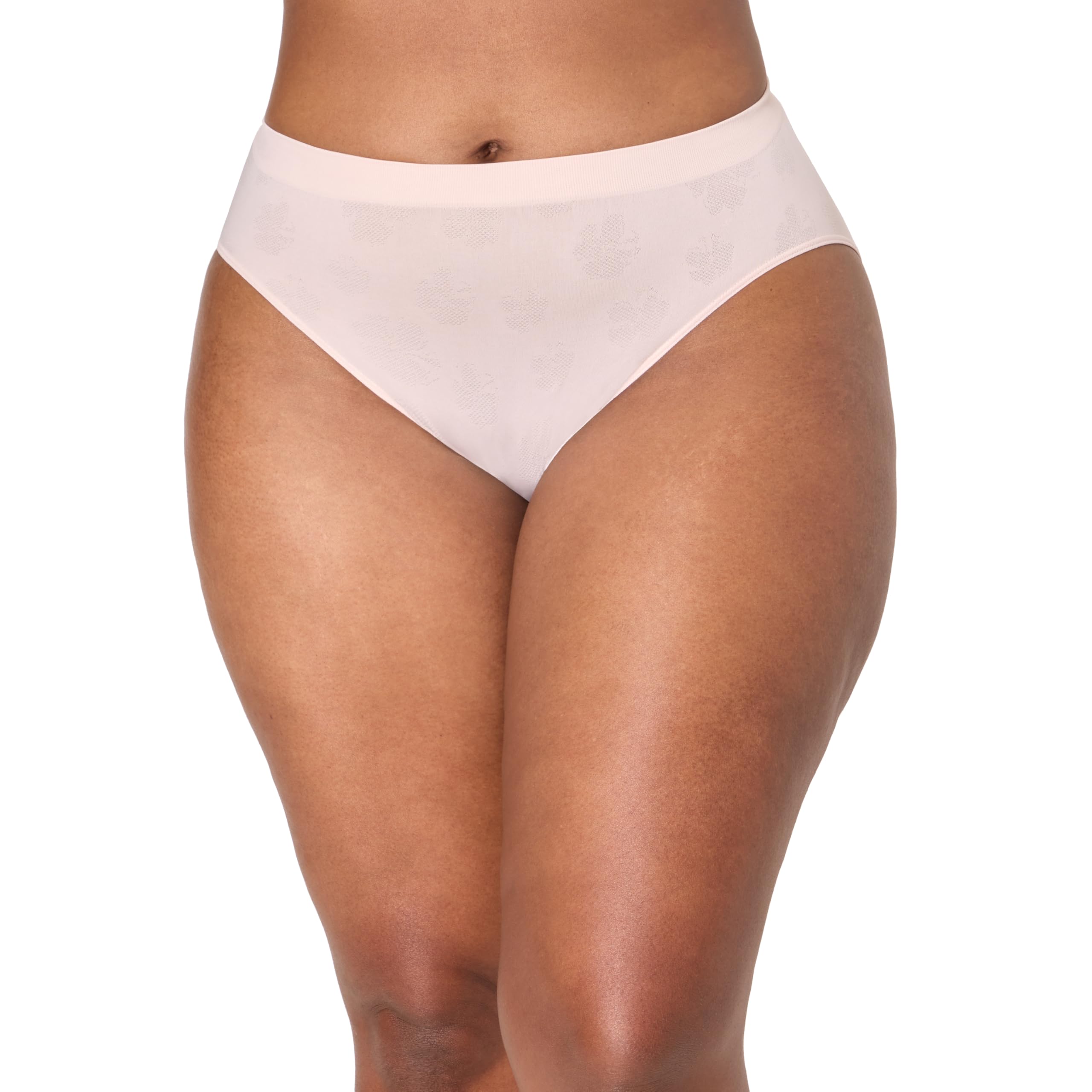 Bali Women's Underwear, Comfort Revolution Hi-cut Brief Panties, Seamless Microfiber
