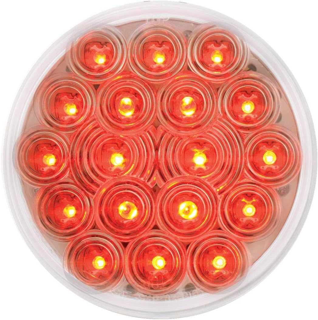 GG Grand General 76449 4 Inches Fleet White/Clear 18 LED with 3 Pin Sealed Light