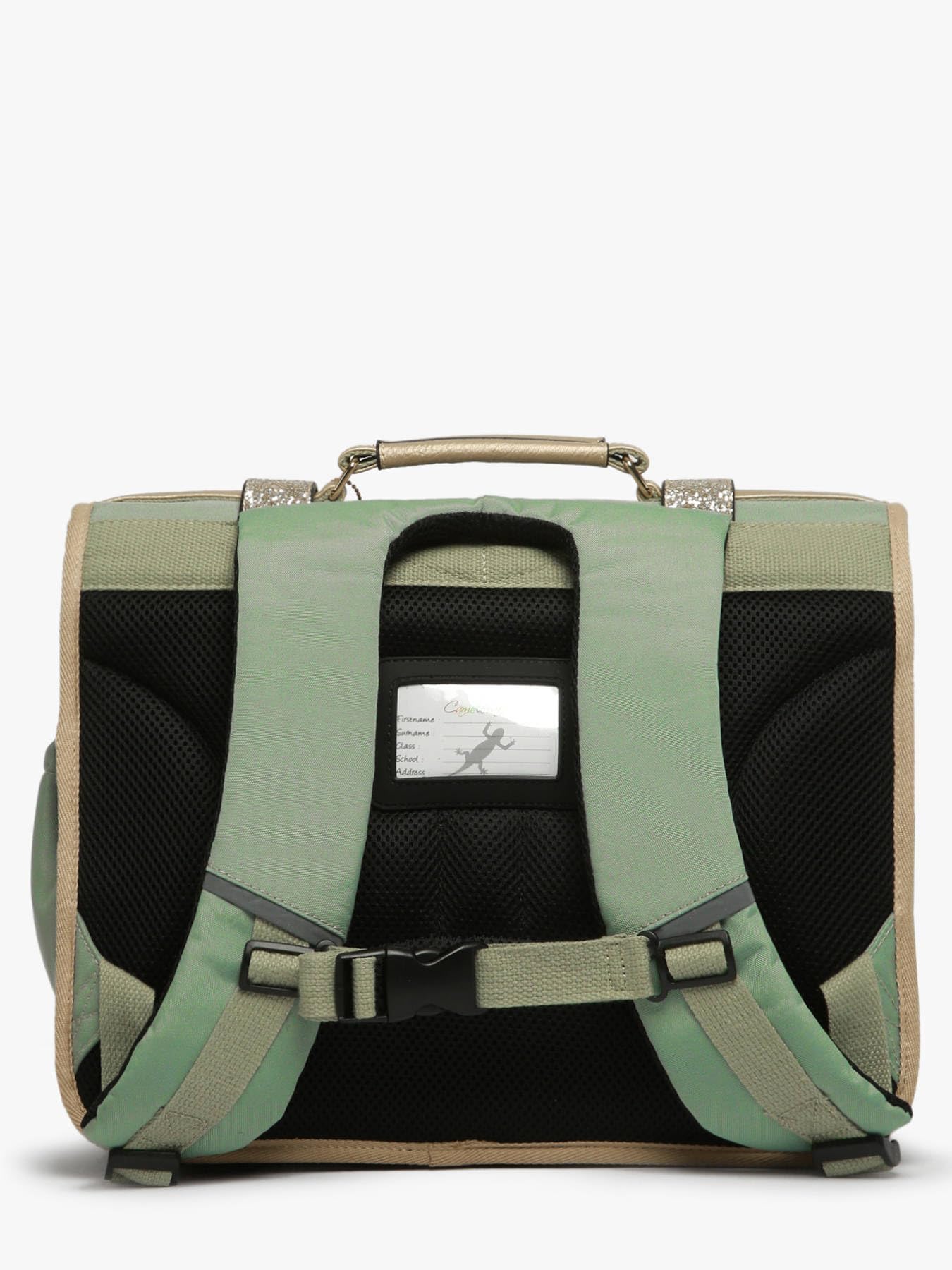 Cameleon Cartable scolaire Vert 38cm Vintage Fantasy avec 2 compartiments - Idéal pour l'école primaire et la rentrée scolaire en CP, CE1 et CE2 pour fille et garçon