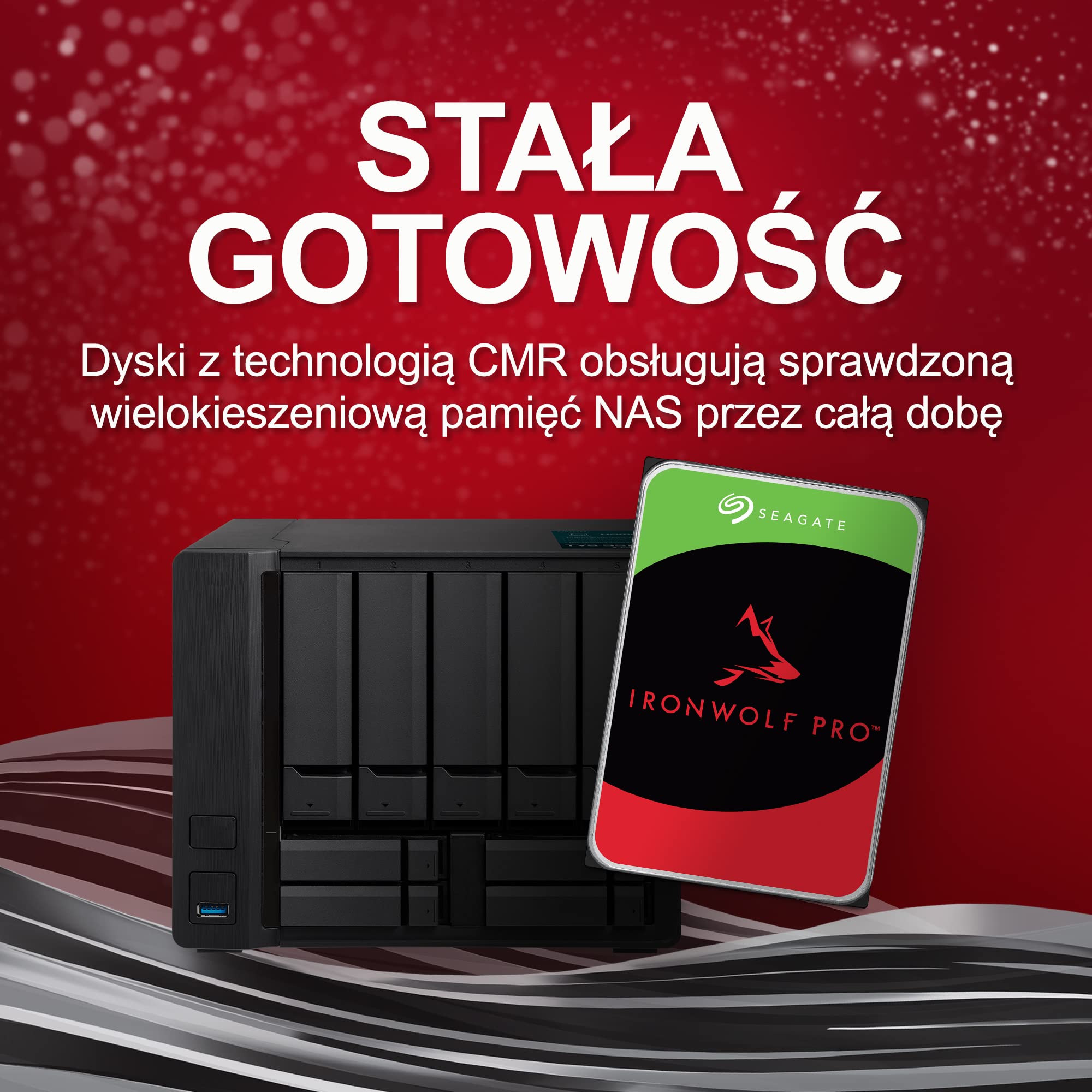 Seagate IronWolf Pro, 16 TB, Wewnętrzny dysk twardy NAS HDD