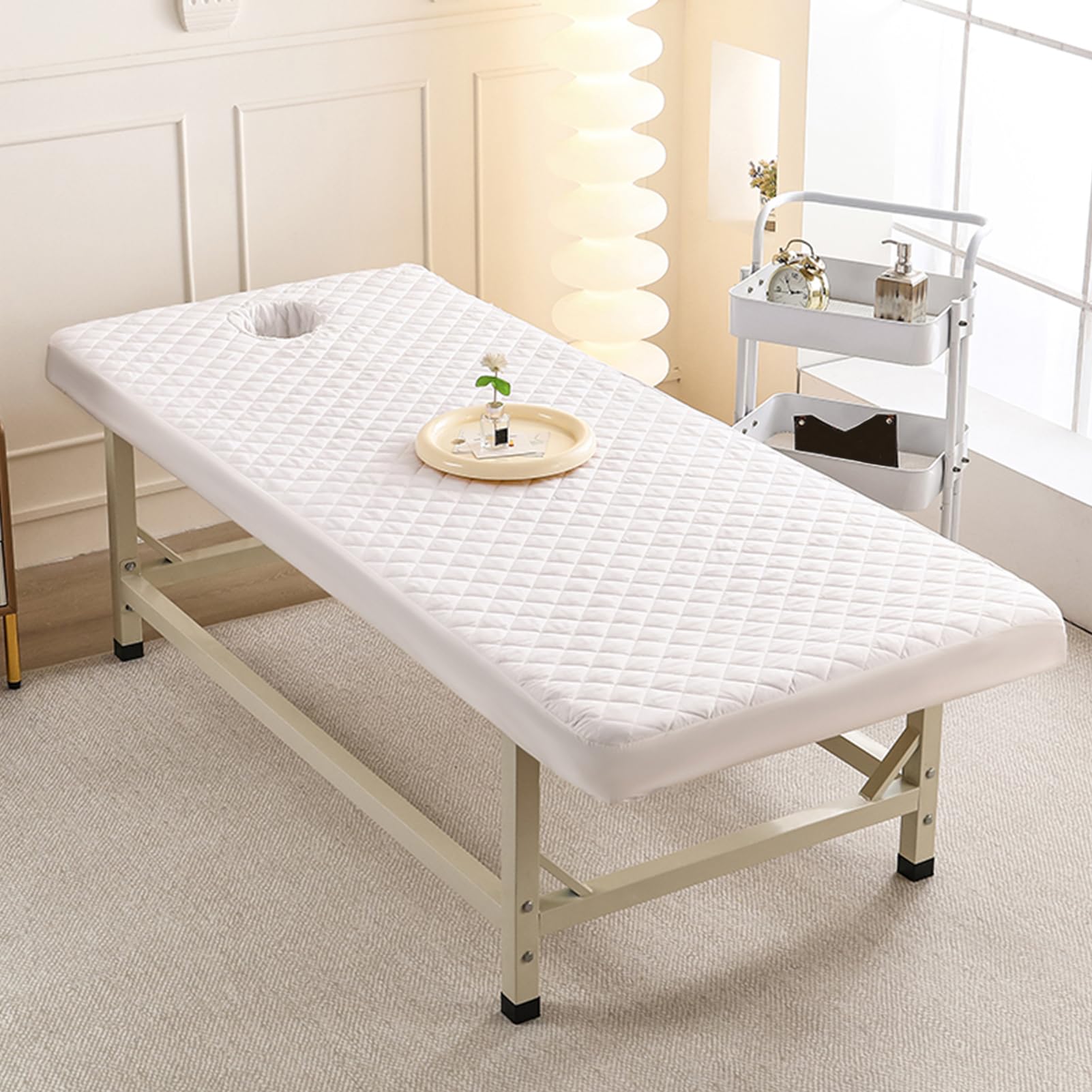 マッサージベッド白