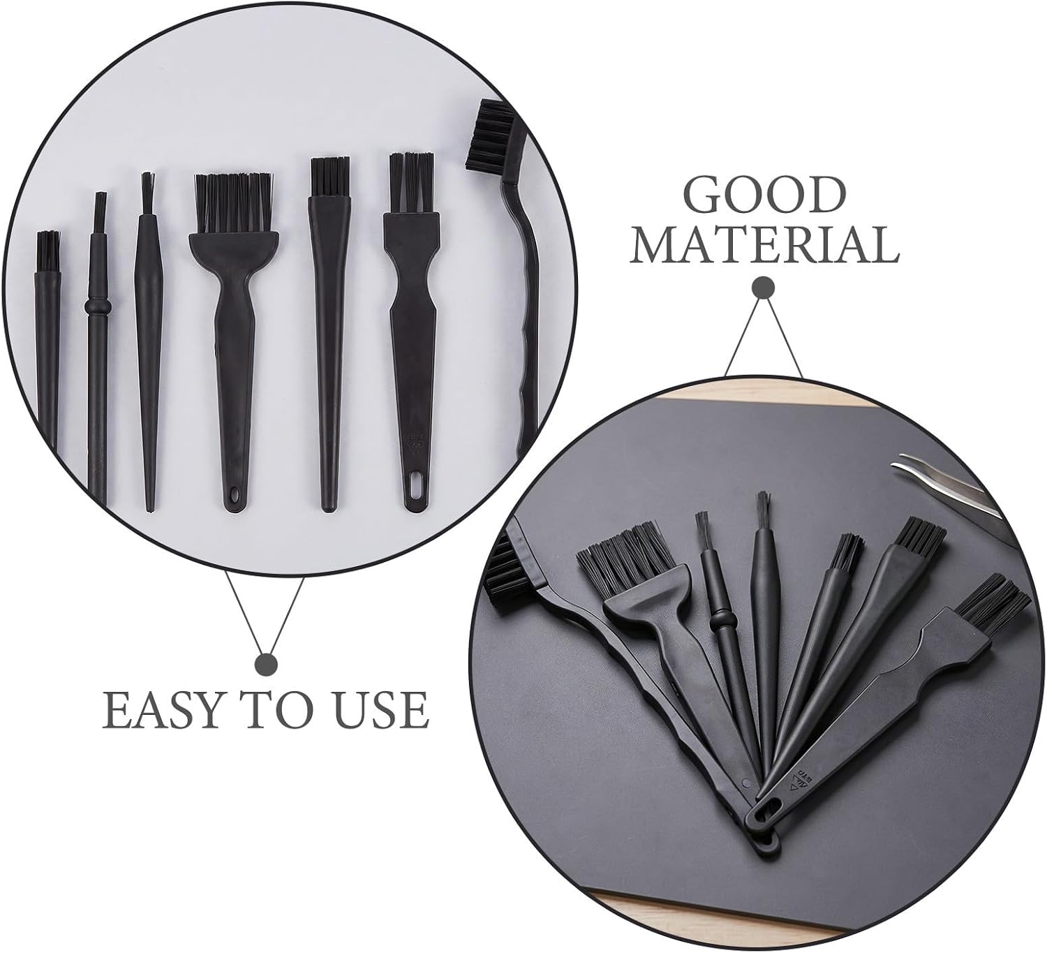 2 Sets Brush Kit Pa PP Set Cleaning Anti Static, Electronics