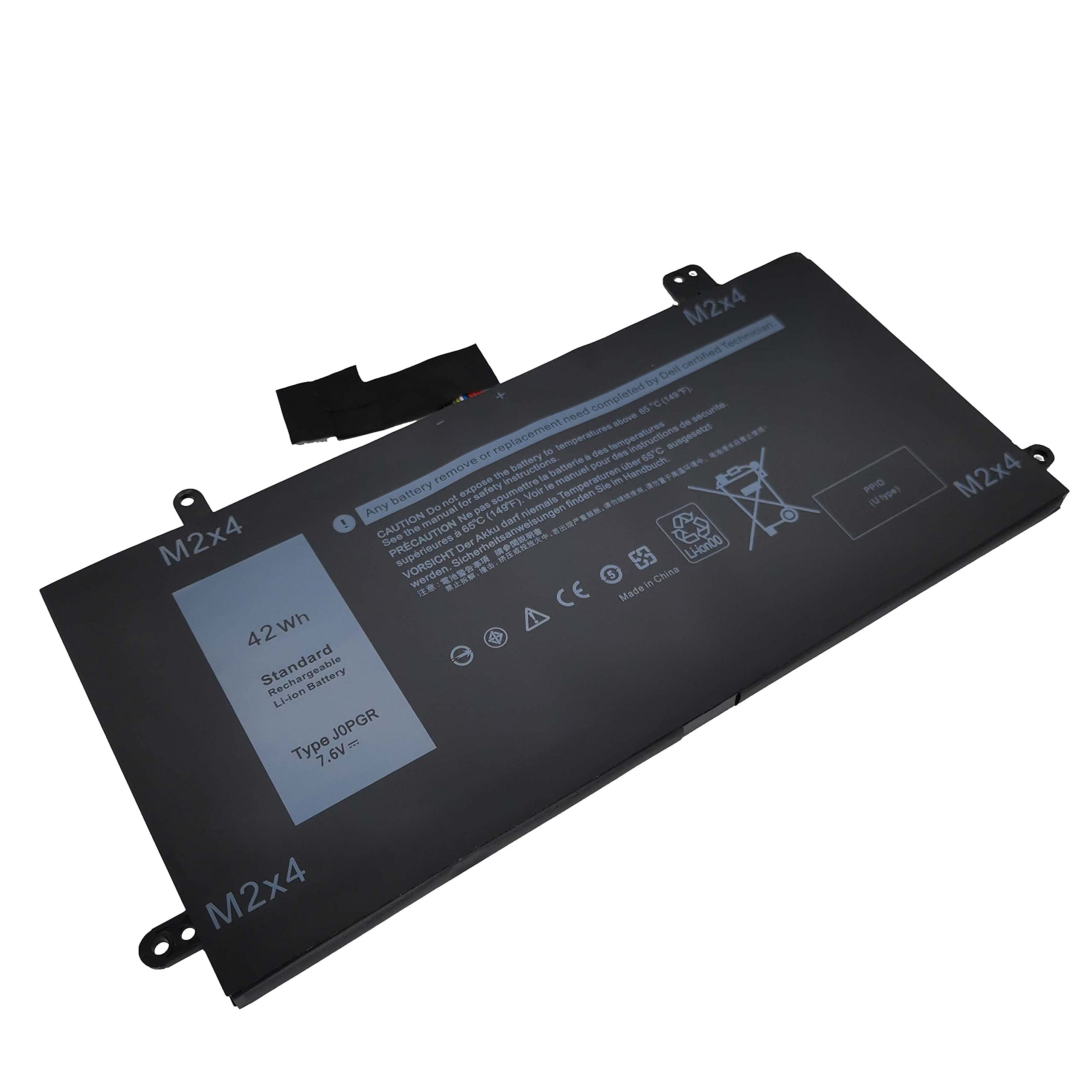 Fully. J0PGR Replacement Laptop Battery Compatible with Dell Latitude 12 5285 5290 2-in-1 T17G Tablet Series Notebook 0J0PGR JOPGR 1WND8 X16TW 0X16TW