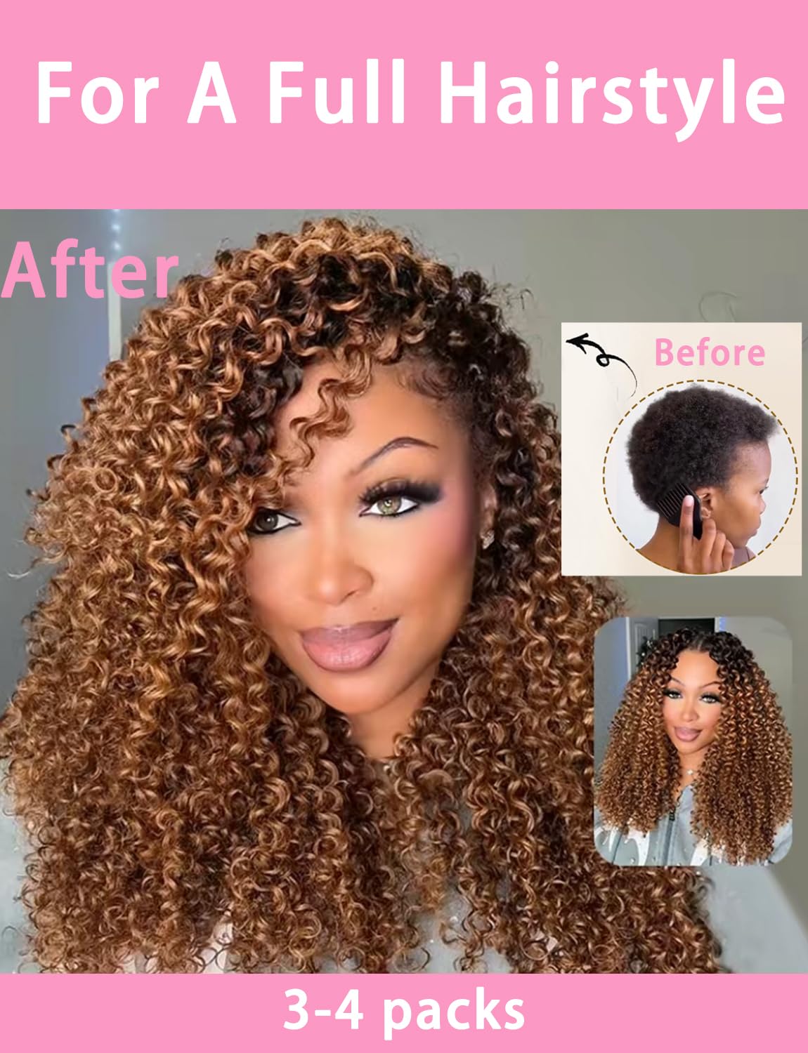 Crochet Human Hair Pre-Separated Reusable Miracle Knots Crochet Hair for Women T1b/30 Blonde Ombre Color 20 Inch 120g Deep Wave