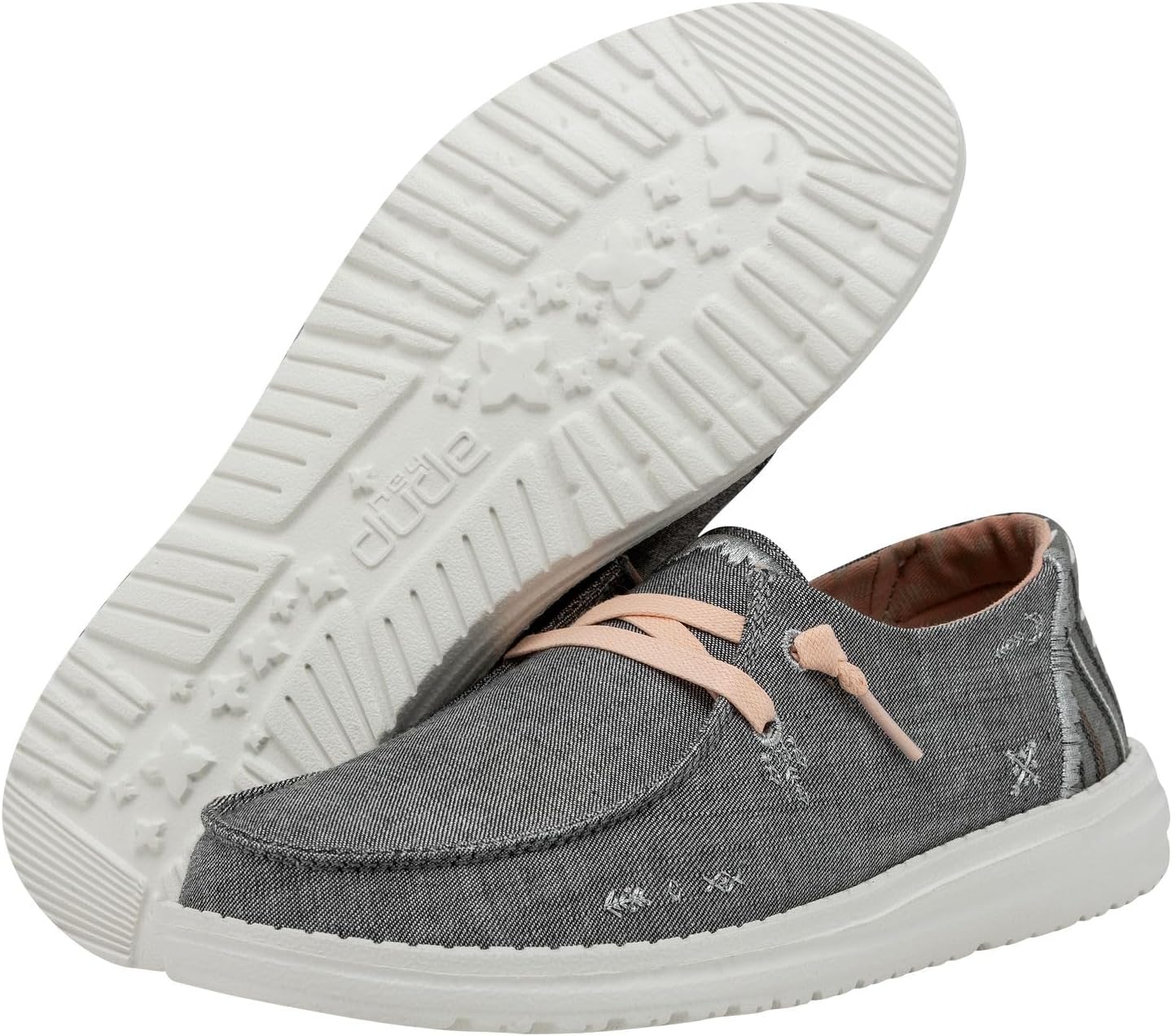 HEYDUDE Wendy Stretch Canvas Women’s Shoes, Women’s Slip-on Loafers, Comfortable & Light-Weight - Image 3