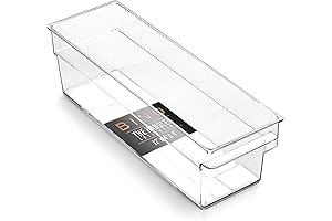 BINO Ice Bins for Freezer: Multipurpose Clear Pantry Organizers