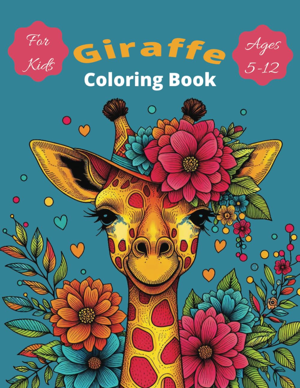 Giraffe Coloring Book: Color Giraffes, Birds & Other Animals | For ...