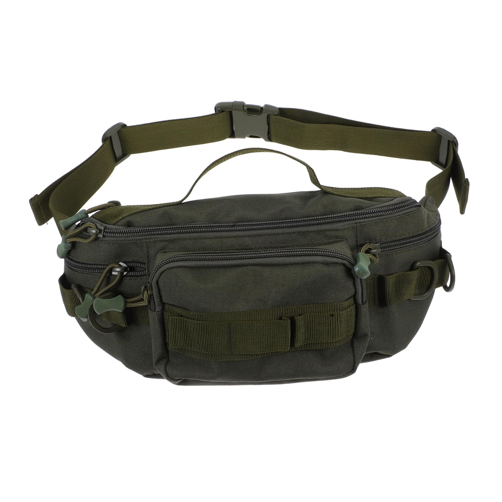 VICASKY Fishing Tackle Waist Pack Unisex Water Resistant Lure Organizer with Adjustable Belt for Outdoor Activities Cycling and Fishing Spacious Multi Compartment Design for Essentials