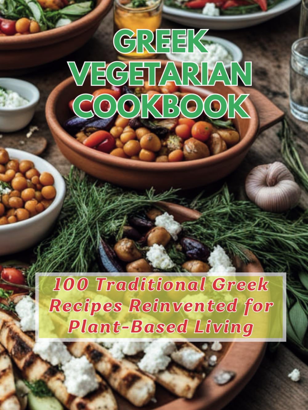 Greek Vegetarian Cookbook : 100 Traditional Greek Recipes Reinvented for Plant-Based Living