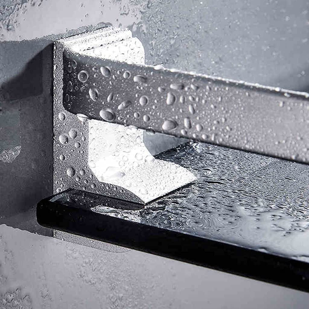 Wisząca Półka Szklana, Wisząca Metalowa Półka Do Przechowywania, Prostokątny Organizer Ze Stali Nierdzewnej, Do Kuchni, Łazienki I Pralni, 60 Cm