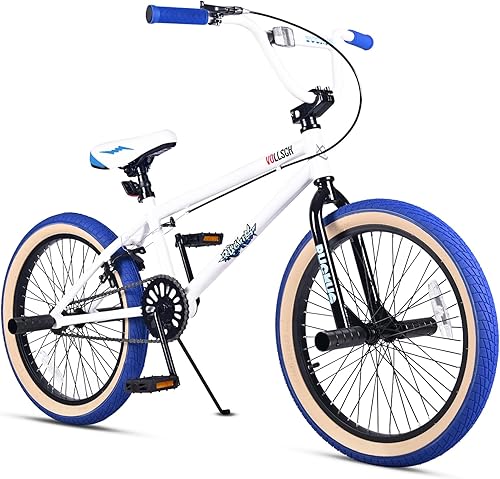 Miniatura 18 de Bicicletas BMX Freestyle de 18 y 20 pulgadas para adolescentes de 6 a 15 años de edad, niños, niñas, principiantes con palanca, varios colores