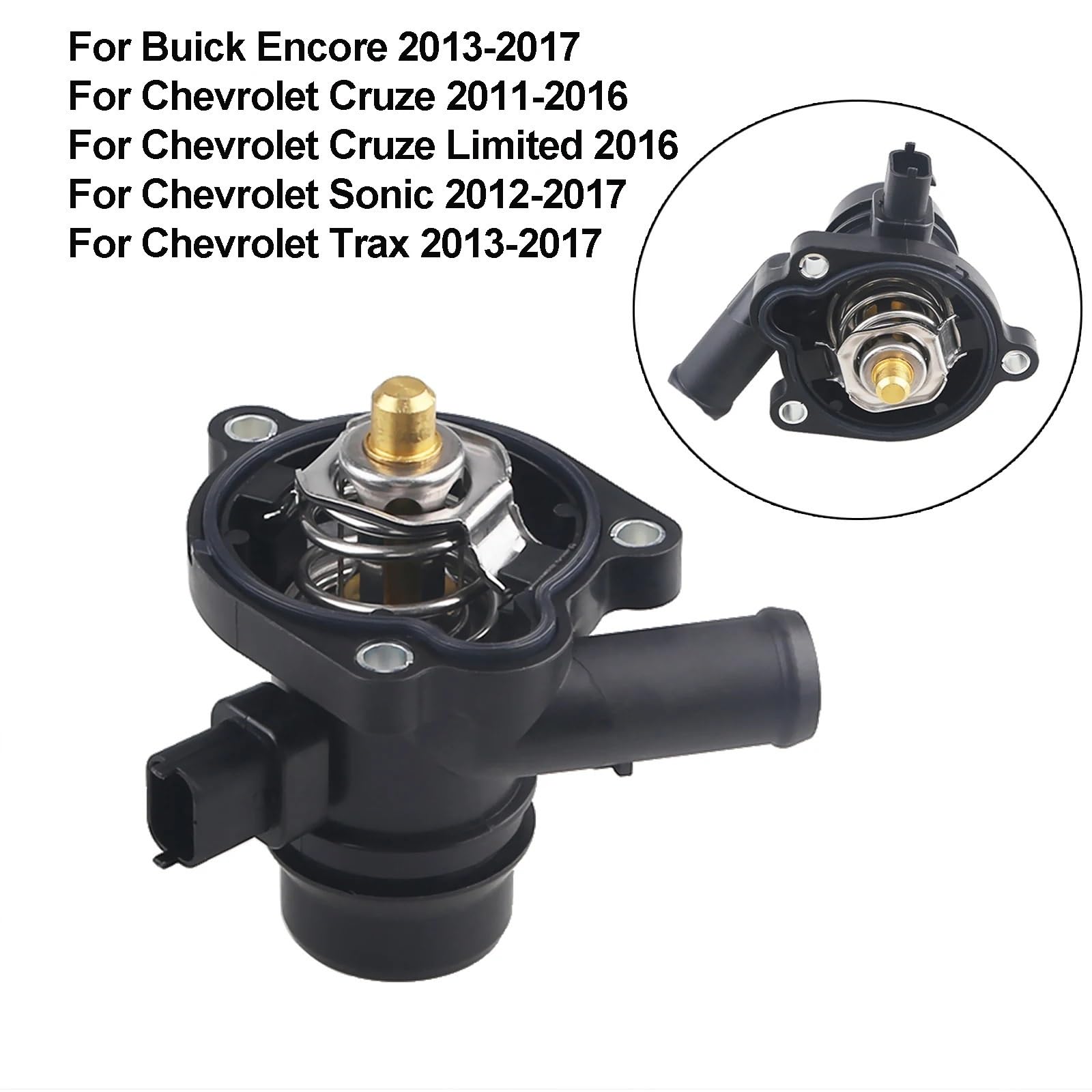55593034 55565336 Pasuje do Sonic Pasuje do Trax Pasuje do Cruze Limited 2016 Pasuje do Buick Encore 1.4L 2013-2017 Termostat Zespół obudowy termostatu