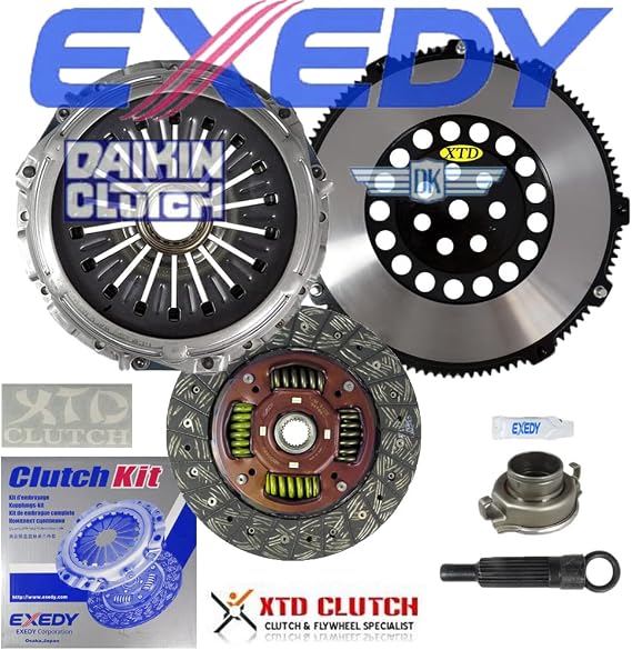 EXEDY CLUTCH KIT & FLYWHEEL compatible with 2001-2007 MITSUBISHI LANCER EVOLUTION 7,8,9 ALL MODEL (INCLUDING MR,RS & SE)