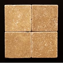 Noce 6X6 Travertine Tumbled Tile