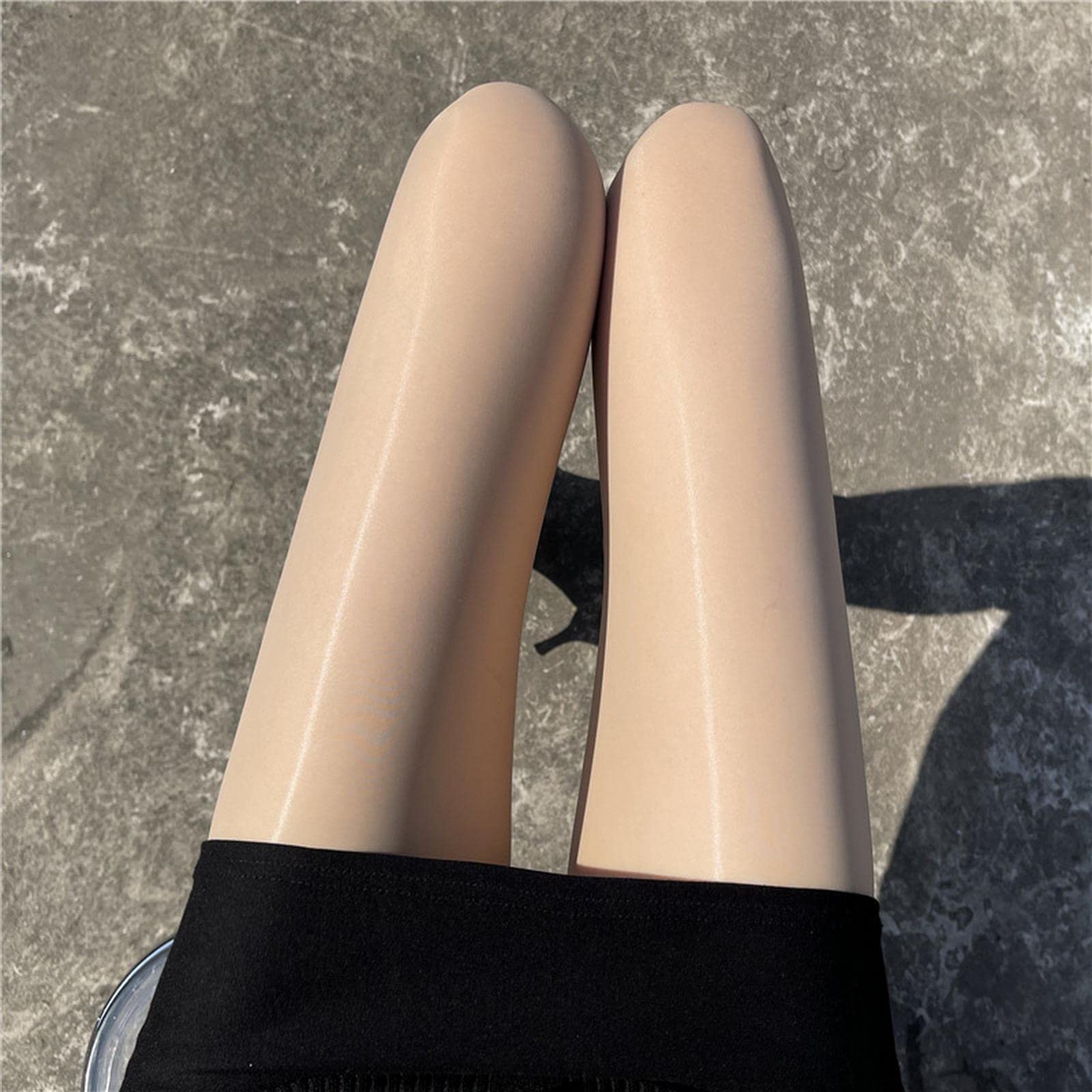 Calze Autoreggenti 3PZ Super Facile Indossare Calze Strette Popolare Leg Artifact Seta Elastico Lucido Liscio Anti Gancio