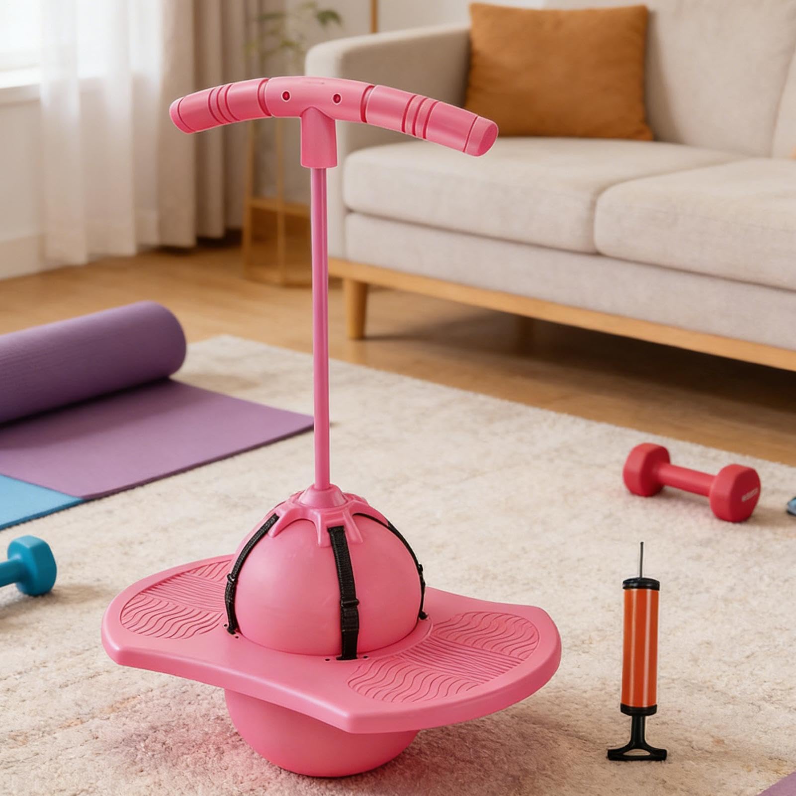 Generico Juguetes saltellantes – Interactivo silencioso antideslizante – Bola saltellante juego interactivo, para niños y niñas Actividades recreativas Camping Cumpleaños Fiesta