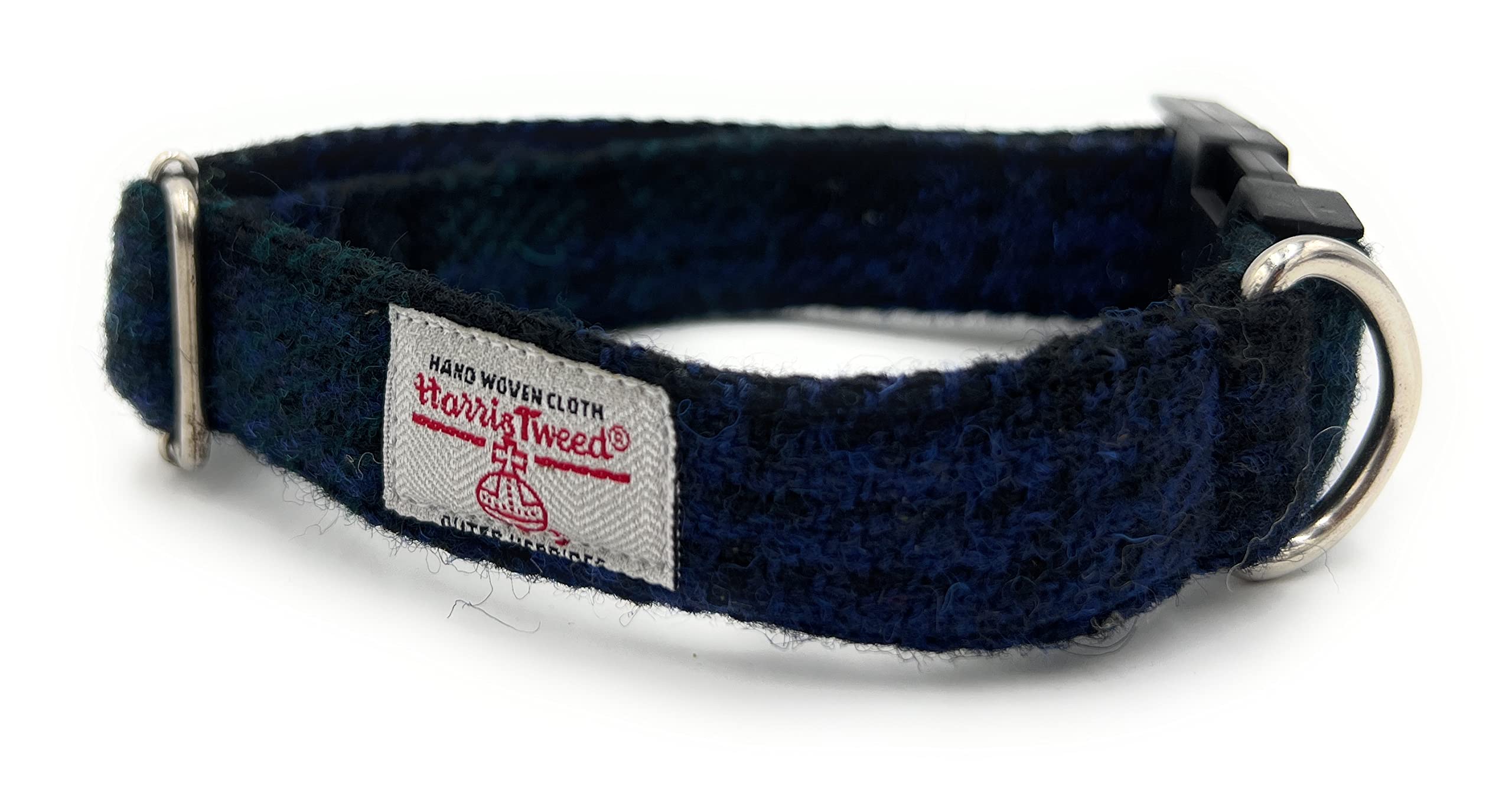Black Watch Harris Tweed Dog Collar (M) โ image 1