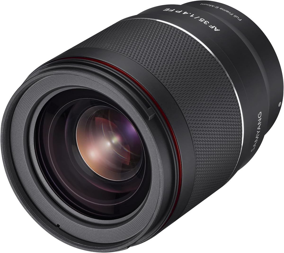 Lente estándar SYIO35SE3 AF 35 mm F1.4 FE, montura E de Sony | El enfoque automático rápido y preciso con óptica premium ofrece fotografías nítidas y vídeos fluidos en un diseño compacto.