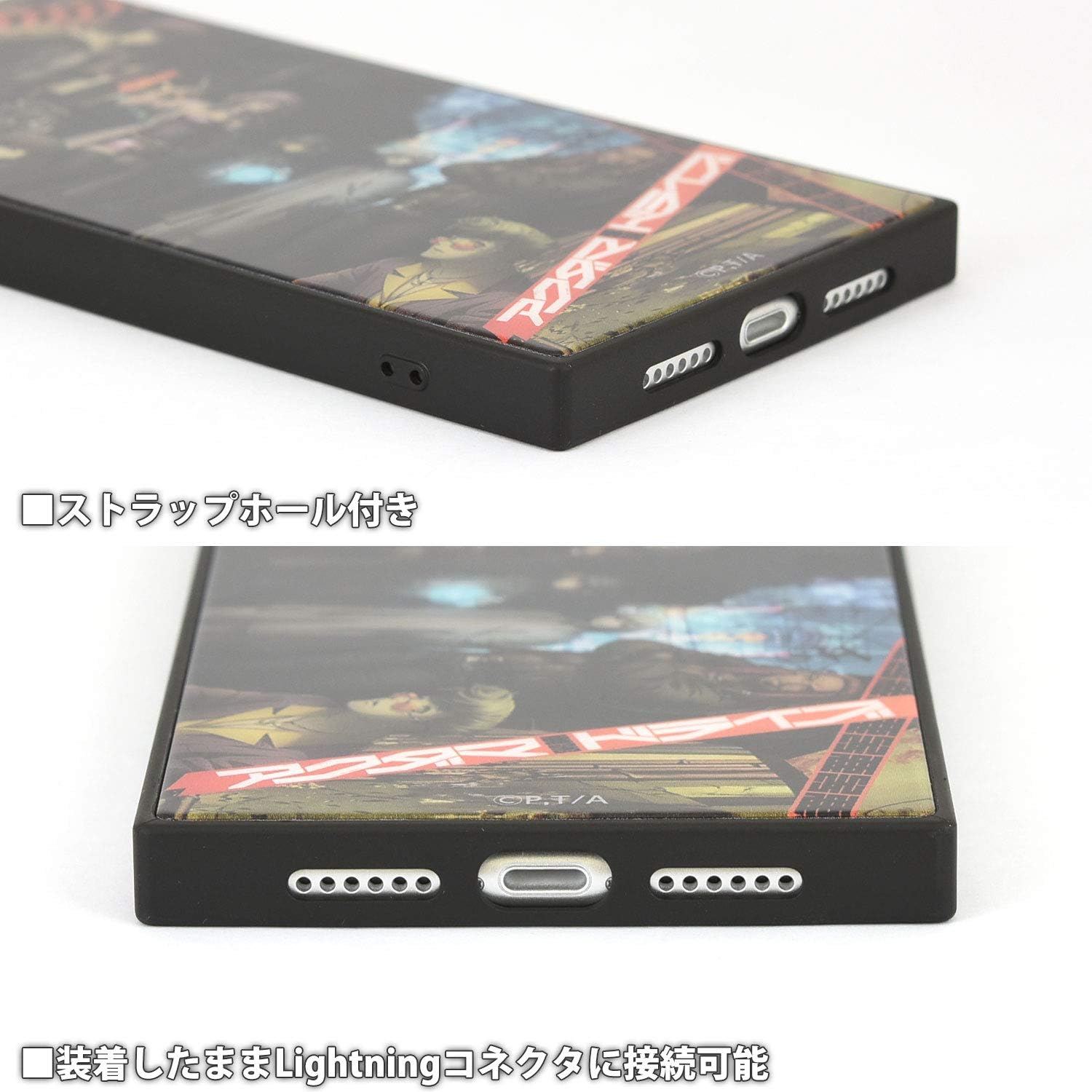 Bandai Acudama Drive iPhone 11/XR (6.1 inch) Square Glass Case A BAD-02A