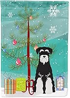 Vista 537 de Caroline's Treasures BB4243GF Bandera de jardín con texto en inglés «Merry Christmas» con texto en inglés «Merry Christmas», bandera decorativa