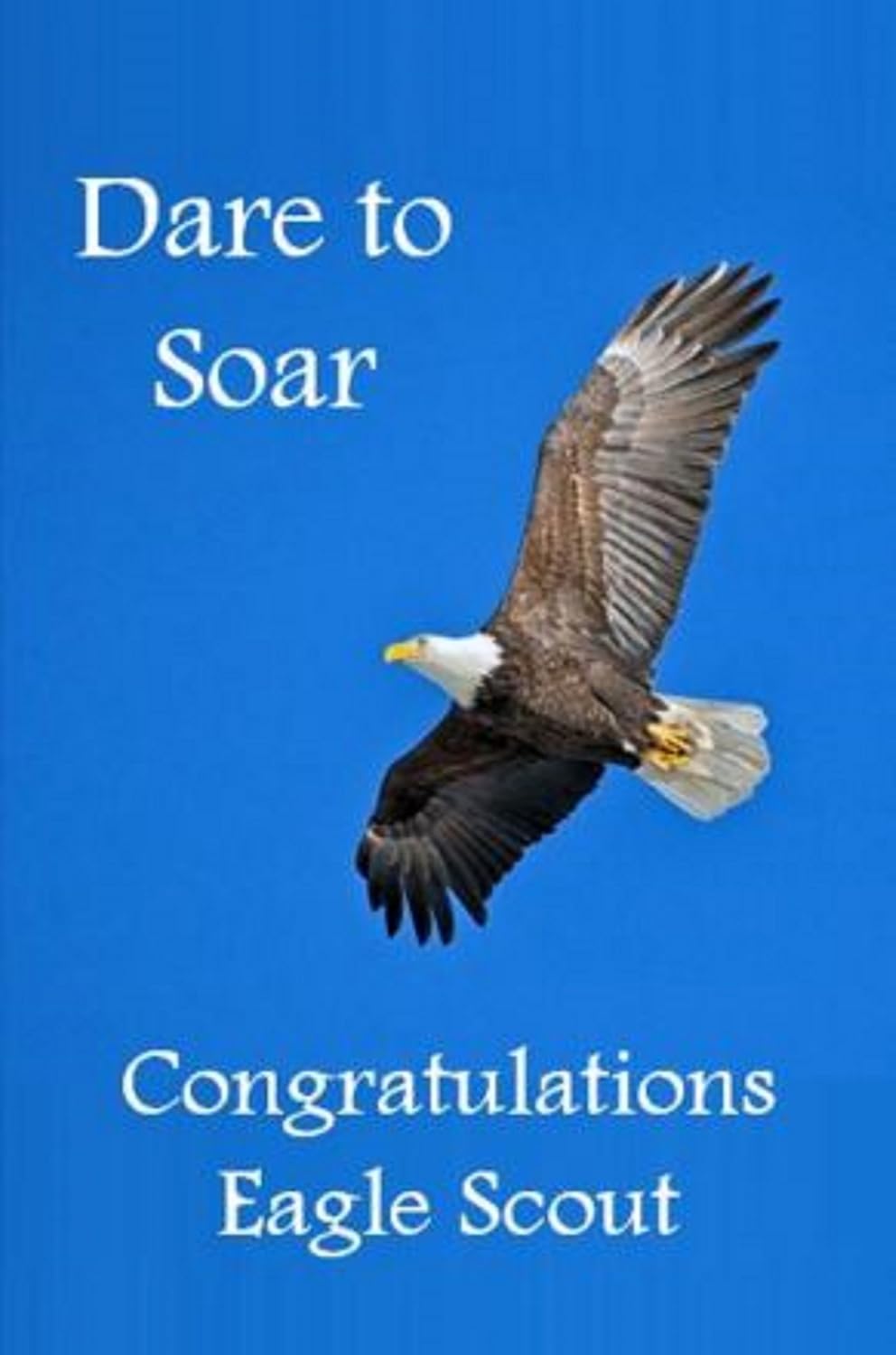Aquinas Eagle – Scout Congratulations Card – Gift for Court of Honor, Scout Ceremony, or Eagle Scout Present