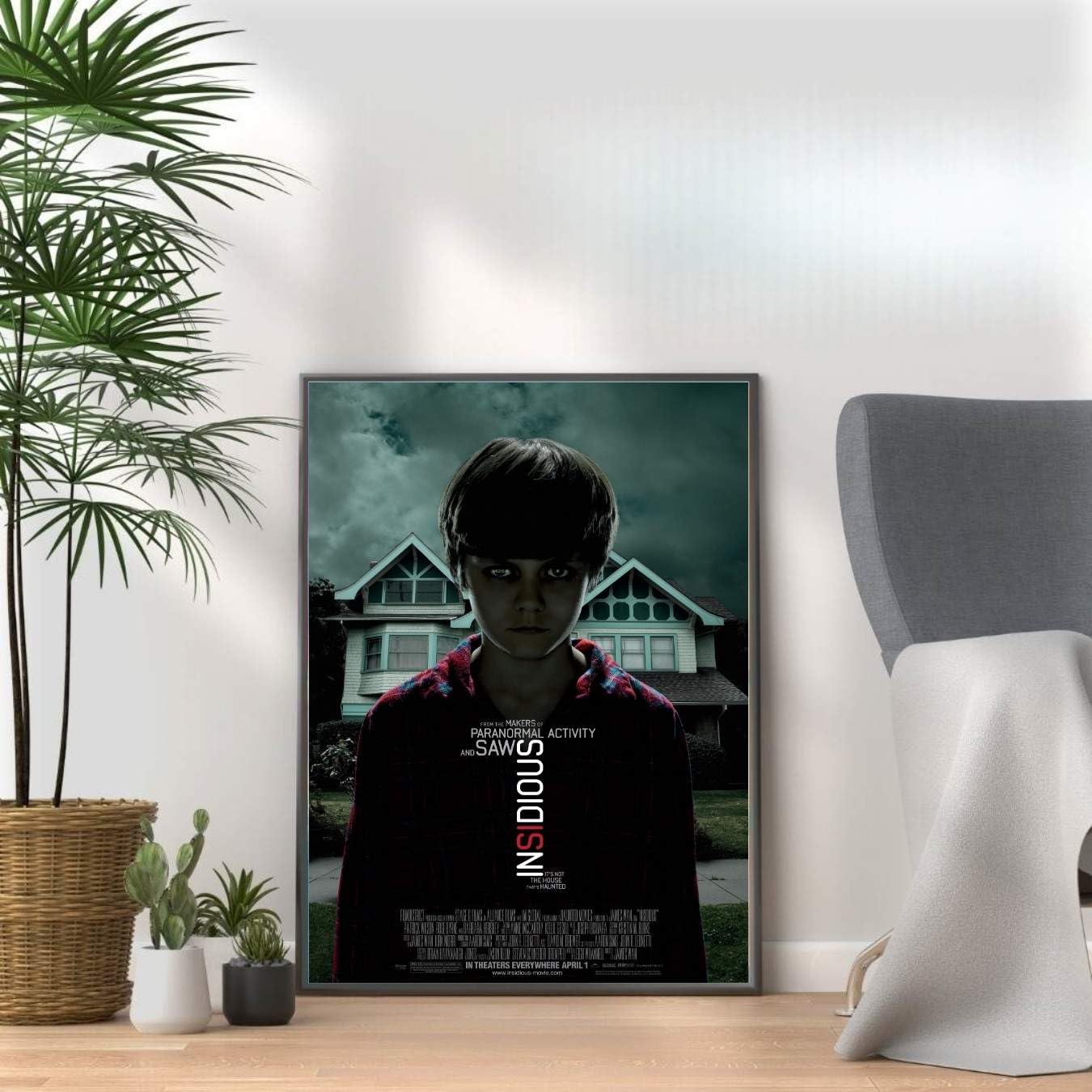 Insidious, Horror Movie Print, Scary Thriller Film Poster, A4 and A3 Size Frame Options Available,Great Home, Pub, Café, Bar Wall Art Print, House gift for horror lovers (A3 Print Only)